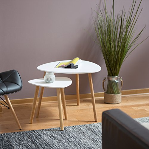 Relaxdays-Table-dappoint-Ronde-Lot-de-2-en-Bois-Blanc-Table-gigogne-Nordique-scandinave-Blanc-Nature-0-0