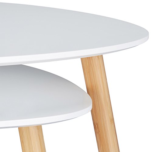 Relaxdays-Table-dappoint-Ronde-Lot-de-2-en-Bois-Blanc-Table-gigogne-Nordique-scandinave-Blanc-Nature-0-2