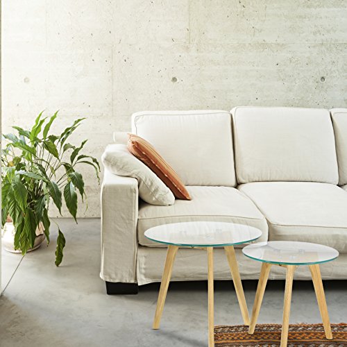 THE-HOME-DECO-FACTORY-HD3207-Table-GIGOGNE-en-Verre-TREMPE-X2-Bois-Transparent-50x50x435-cm-0-2