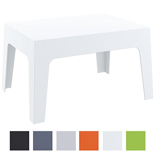 CLP-Table-Basse-de-Jardin-Box-en-Plastique-Table-dAppoint-pour-Usage-Extrieur-Empilable-Hauteur-43-cm-Rsistante-aux-Intempries-et-aux-Rayons-UV-Couleurs-0