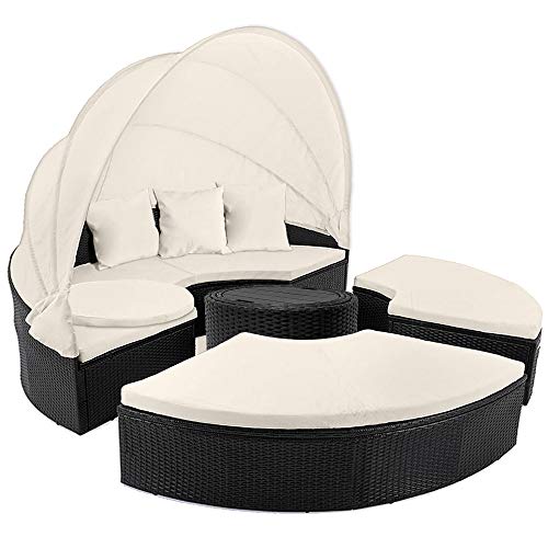 Deuba-Canap--Ensemble-Ovale-en-polyrotin-Noir-avec-Coussins---230cm-ou--185cm-avec-Pare-Soleil-Bain-de-Soleil-Salon-de-Jardin-Lounge-0