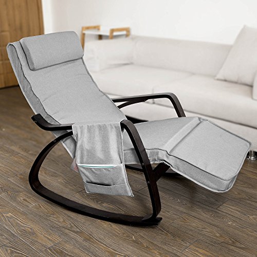 SoBuy-FST20-HG-Eponge-plus-pais-Fauteuil--bascule-berante-relax-avec-pochette-latrale-amovible-Rocking-Chair-Bouleau-Flexible-0-1