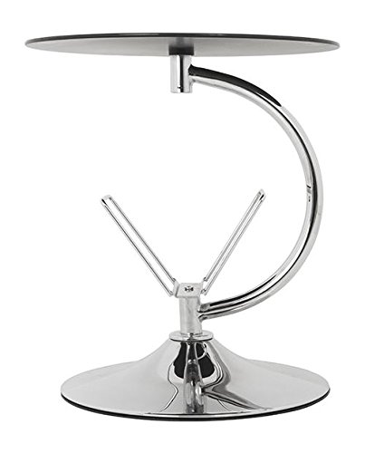 King-Table-Basse-dAppoint-Chevet-Verre-Tremp-Noir-Hauteur-52-cm-Porte-Magazines-intgr-0-1