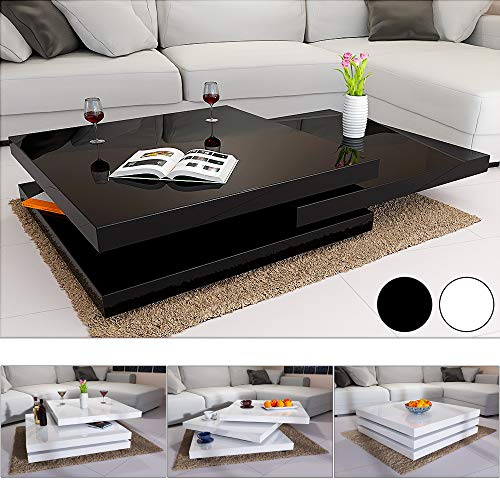 Deuba-Table-Basse-de-Salon-80x80cm-ou-60x60cm-carr-Moderne-Blanc-ou-Noir-rotative-360-Brillante-et-laque-Charge-Max-20-kg-Design-innovant-Table-intrieur-0
