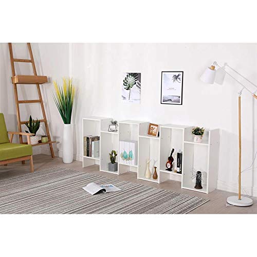 Etnicart-Bibliothque-tagre-Dessin-Contemporain-pour-Bureau-et-Maison-en-Bois-MDF--Jour-70-x-235-x-190-cm-60-kg-Charge-autoportant-avec-divisori-Prodotto-de-qualit-0-0