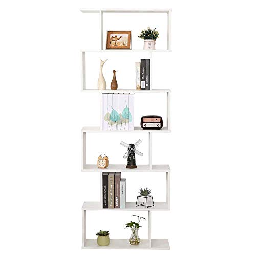 Etnicart-Bibliothque-tagre-Dessin-Contemporain-pour-Bureau-et-Maison-en-Bois-MDF--Jour-70-x-235-x-190-cm-60-kg-Charge-autoportant-avec-divisori-Prodotto-de-qualit-0