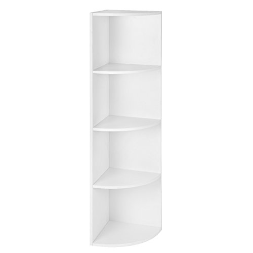 VASAGLE-tagre-dangle--4-Niveaux-tagres-de-Rangement-Autoportantes-Bibliothque-en-Bois-pour-Cuisine-Chambre-Salon-Bureau-Blanche-LBC42WT-0
