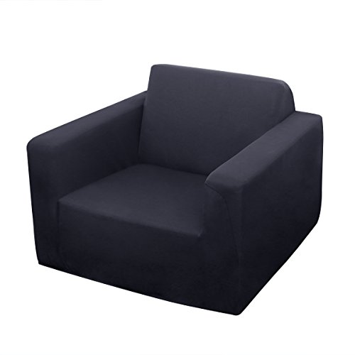 WINOMO-Housse-de-fauteuil-Canap-en-Polyester-Extensible-Dcor-Salon-Antipoussire-Couvertures-et-Protecteur-de-Sofa-Noir-0-0