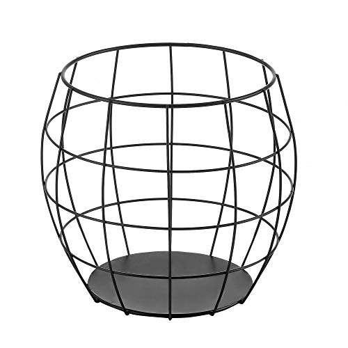 encasa-Kit-de-3-Tables-Gigognes-Tables-de-Salon-Tables-Basses-Paniers-Mtal-Noir-Plusieurs-Tailles-0-1