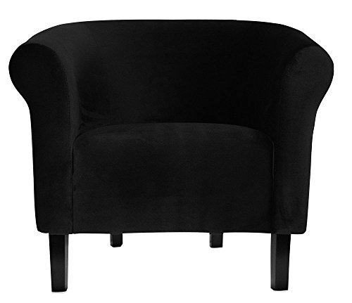 Fortisline-Fauteuil-Crapaud-Monaco-Velvet-en-Velours-Noir-siges-pour-Salon-Bistro-cafW36420-0-0