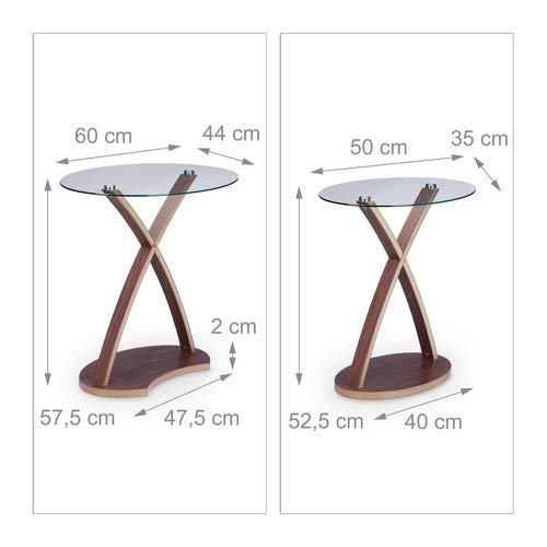 Relaxdays-10021248-Table-dappoint-ovale-lot-de-2-plateau-en-verre-et-pieds-en-bois-design-moderne-2-tailles-nature-Marron-0-0