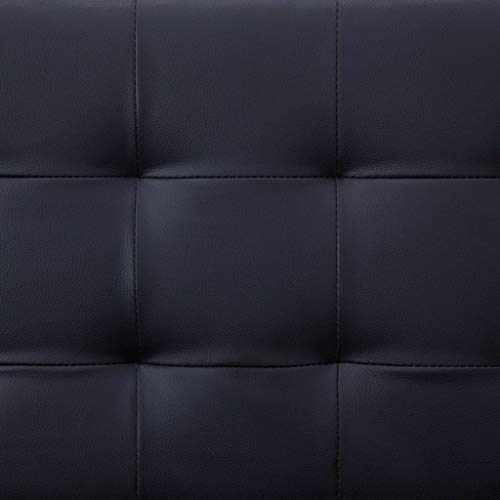 vidaXL-Canap-lit-en-Forme-de-L-pour-canap-dinvit-Canap-lit-Canap-dangle-Canap-dangle-Canap-en-Cuir-Canap-Canap-dappartement-Loungesofa-Noir-Simili-Cuir-0-2