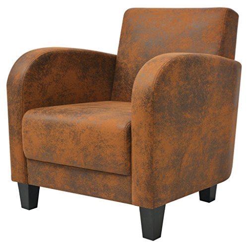 vidaXL-Fauteuil-Marron-Fauteuil-de-Salon-Chambre-MeubleMobilier-de-Maison-0-0