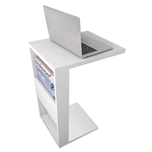 Caemmum-Meuble-Ordinateur-Bout-de-Canap-Blanc-0
