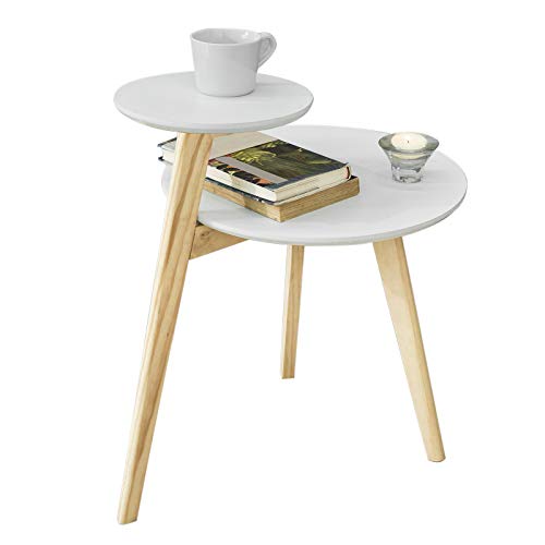 SoBuy-FBT53-WN-Table-Basse-Design-Table-dAppoint-Ronde-Table-Caf-2-Plateaux-3-Pieds-0