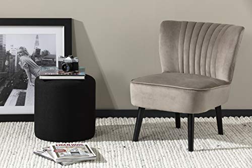LIFA-LIVING-Fauteuil-Salon-scandinave-Velours-Bois-et-mtal-Chaise-Design-Style-Vintage-pour-Salon-Salle-a-Manger-Chambre-ou-Bureau-100-kg-0-0