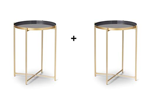 LIFA-LIVING-Table-Basse-Salon-Design-Moderne-Table-Basse-en-mtal-dor-de-Style-scandinave-Table-Basse-dcorative-pour-la-Cuisine-et-Le-Salon-0