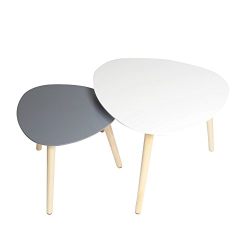 Table-basse-Ensemble-de-2-tables-dappoint-gigognes-scandinaves-Table-dappoint-triangulaire-moderne-pour-balcon-de-salon-Blanc-et-Gris-0-0