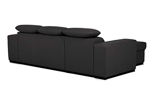 aquinos-Confort24-John-Canap-dangle-Convertible-Reversible-3-Places-ou-4-Places-Chaise-Longue-dangle-Droit-ou-Gauche-Appui-tte-Rglable-2-Pouf-Noir-Salon-Dcoration-Maison-Similicuir-0-2