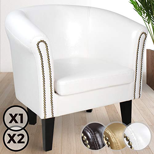 Miadomodo-Fauteuil-Chesterfield-Lot-de-1-ou-2-en-Simili-Cuir-et-Bois-avec-lments-Dcoratifs-en-Cuivre-58-x-71-x-70-cm-Couleur-au-Choix-Chaise-Cabriolet-Meuble-de-Salon-0