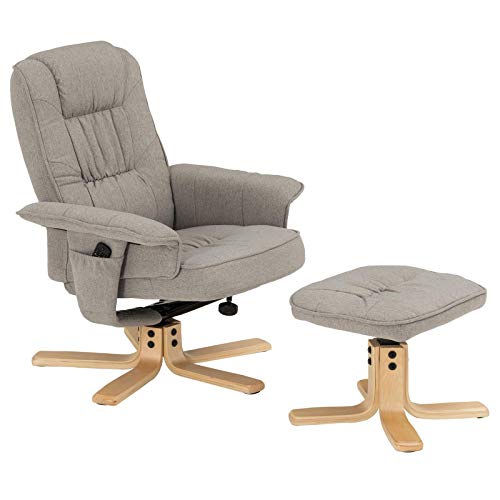 IDIMEX-Fauteuil-de-Relaxation-Charly-avec-Repose-Pieds-Pouf-sige-pivotant-et-Dossier-inclinable-Assise-rembourre-Confortable-et-Relax-revtement-en-Tissu-Gris-0