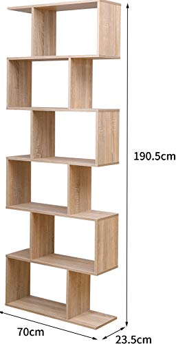 ETNIC-ART-Bibliothque-tagre-moderne-de-bureau-moderne-et-contemporaine-double-face-en-bois-pour-CD-tagre-moderne-chne-pour-maison--jour--70-x-235-x-190-cm-tagres-0-0