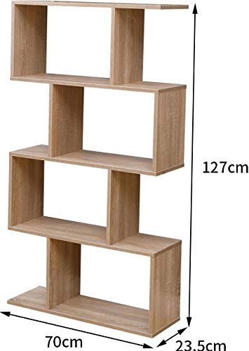 Etnicart-Bibliothque-tagre-de-couleur-chne-bureau-moderne-contemporaine-double-face-sparation-en-bois-pour-maison-70-x-235-x-1275-autoportante-tagres-cubes-muraux-design-entre-de-sjour-0-2
