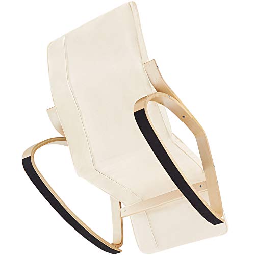 TecTake-800795-Fauteuil--Bascule-Chaise-Berante-Rocking-Chair-Repose-Pied-Rglable-en-5-Positions-Bois-Confortable--Diverses-Couleurs-0-2
