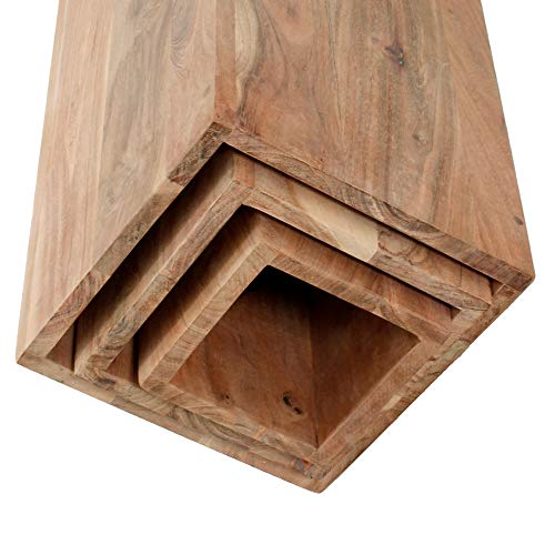 WOMO-DESIGN-Tables-Gigognes-Set-3-Colonnes-Dcoratives-Bois-Massif-Acacia-657585cm-Support-de-Fleurs-Table-Basse-Table-dAppoint-pour-Dcoration-de-Maison-Colonnes-Pidestaux-Mobilier-Salon-0-2