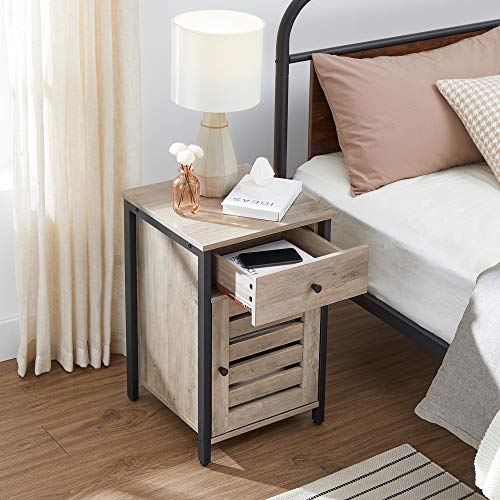 VASAGLE-Table-dappoint-avec-tiroir-Bout-de-canap-Fin-Meuble-de-Rangement-0-1