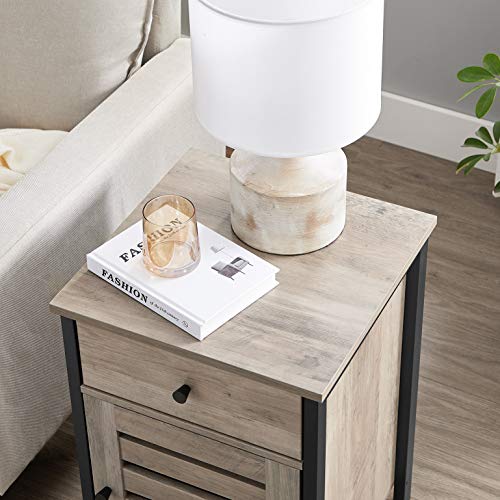 VASAGLE-Table-dappoint-avec-tiroir-Bout-de-canap-Fin-Meuble-de-Rangement-0-2