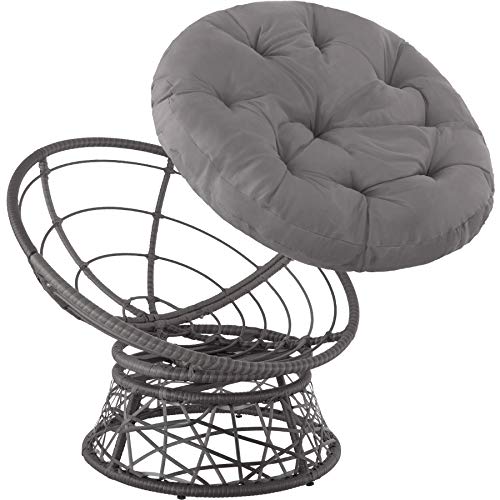 TecTake-800797-Fauteuil-Papasan-en-Rotin-Chaise-Ronde-Rsine-Tresse-1-Place-Pivotant--360-Coussin-pais-Grand-Confort-Diverses-Couleurs-0-1