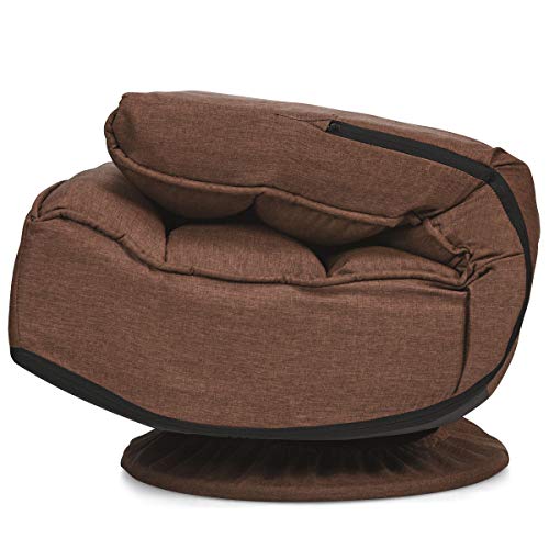 Giantex-Chaise-de-sol-pivotante--360-fauteuil-de-sol-rembourr-pliable-canap-de-sol-avec-dossier-rglable--5-niveaux-fauteuil-de-mditation-Faules-jusqu-120-kg-0-0