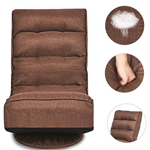 Giantex-Chaise-de-sol-pivotante--360-fauteuil-de-sol-rembourr-pliable-canap-de-sol-avec-dossier-rglable--5-niveaux-fauteuil-de-mditation-Faules-jusqu-120-kg-0-2