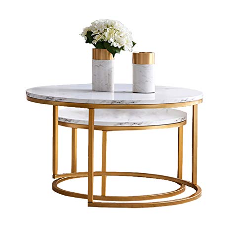 Lot-de-2-tables-gigognes-rondes-pour-le-salon-Dimensions-80-x-80-x-45-cm-Dimensions-60-x-60-x-33-cm-0-2