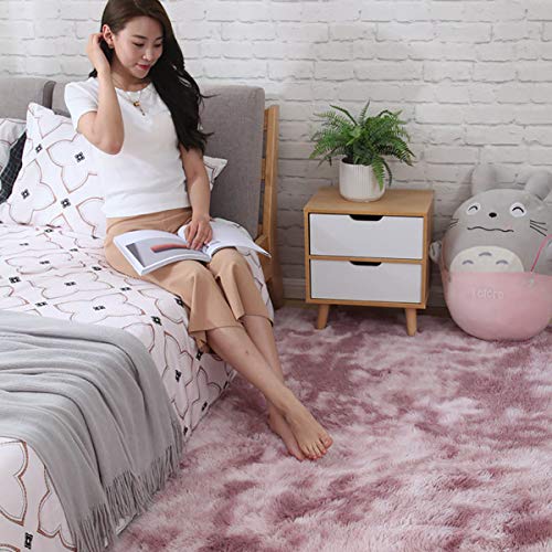 Tapis-Chambre-Shaggy-Tapis-Pour-Salon-Shaggy-Tapis-De-Sol-Grand-pour-Couloir-Soft-Tapis--Poils-Longs-Moelleux-Tapis-Antidrapant-Intrieur-Moelleux-pais-Pour-Salon-Chambre-Filles-Enfants-0-2