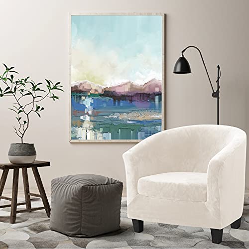 Topchances-Velours-Housse-de-Fauteuil-Club-2-Pices-Housse-de-Fauteuil-Extensible-Jacquard-Housse-Fauteuil-Salon-Cabriolet-Tub-Chair-avec-Housse-de-Coussin-0-0