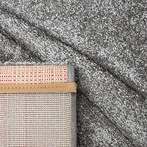 Tapis-Salon-Poil-Ras-Aspect-3D-Dcoupe-De-Contour-Fait-Main-Moderne-Monochrome-0-2