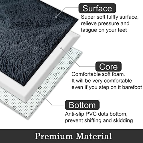 CHOSHOME-Area-Rugs-Living-Room-Black-Grey-New-0-2