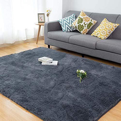 CHOSHOME-Area-Rugs-Living-Room-Black-Grey-New-0