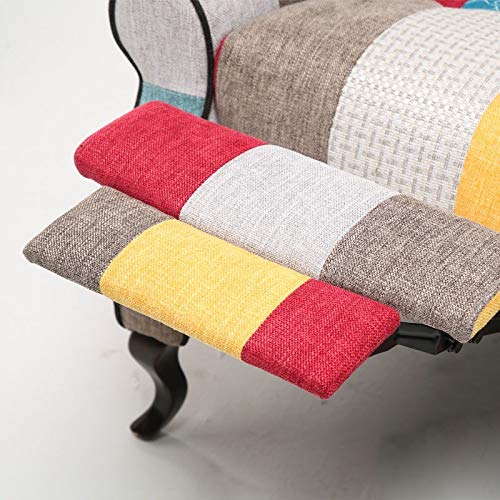 Tot-Piccinni-Fauteuil-Relax-inclinable-avec-Repose-Pieds-rembourr-Toile-Patchwork-Party-Comfort-0-1