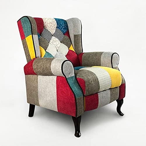 Tot-Piccinni-Fauteuil-Relax-inclinable-avec-Repose-Pieds-rembourr-Toile-Patchwork-Party-Comfort-0
