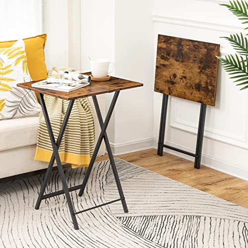 HOOBRO-Tables-dAppoint-Bouts-de-Canap-Tables-Pliables-de-Style-Industriel-Tables-Plateaux-de-Tlvision-Basse-Table-pour-Petit-Espace-pour-Salon-Chambre-0-0