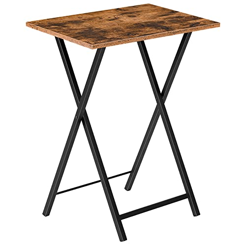 HOOBRO-Tables-dAppoint-Bouts-de-Canap-Tables-Pliables-de-Style-Industriel-Tables-Plateaux-de-Tlvision-Basse-Table-pour-Petit-Espace-pour-Salon-Chambre-0