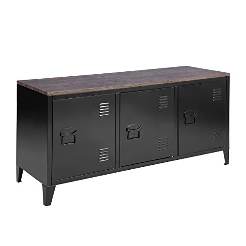 MEUBLE-COSY-Grand-Espace-Armoire-mtallique-Armoire-de-rangement-en-mtal--3-couches-3-Portes-Mtal-Meuble-de-Bureau-Armoire-Buffet-de-rangement-Meuble-Tlvision-0-1
