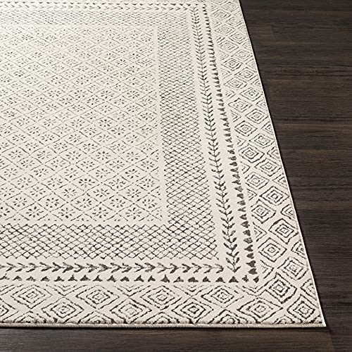 Surya-Fs-Tapis-Gomtrique-160X220cm-Gris-Moyen-Beige-Anthracite-0-0
