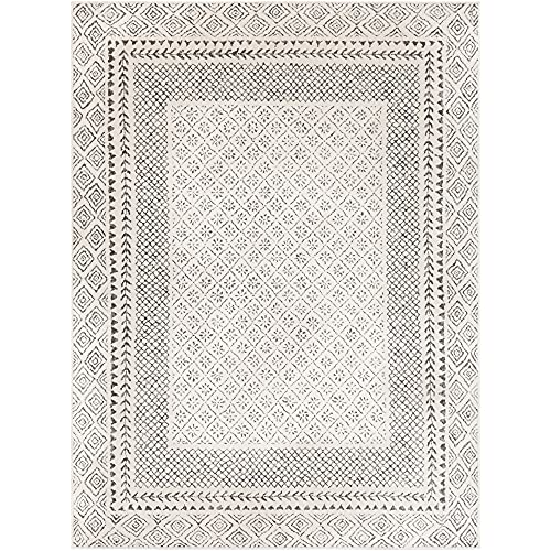 Surya-Fs-Tapis-Gomtrique-160X220cm-Gris-Moyen-Beige-Anthracite-0-1