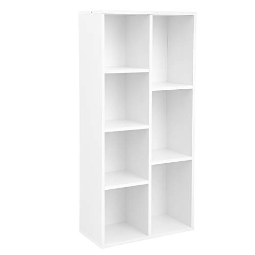 VASAGLE-Bibliothque--7-casier-Bibliothque-Debout-Robuste-Etagre-de-Rangement-Meuble-de-TV-0