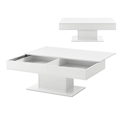 encasa-Table-Basse-de-Salon-Styl-avec-2-Espaces-de-Rangement-Intrieurs-Design-Panneau-de-Particules-40-x-110-x-60-cm-0