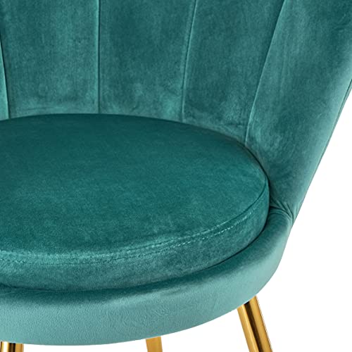Baroni-Home-Fauteuil-Velours-rembourr-avec-Dossier-avec-Pieds-en-Or-Fauteuil-de-Salon-et-de-Chambre-Fauteuil-Relax-69-x-71-x-84-cm-0-1